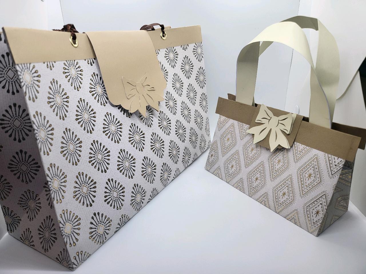 Luxury Purse-Style Cardstock Gift Bags