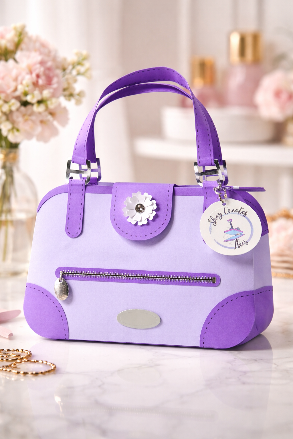 Luxury Purse-Style Cardstock Gift Bags