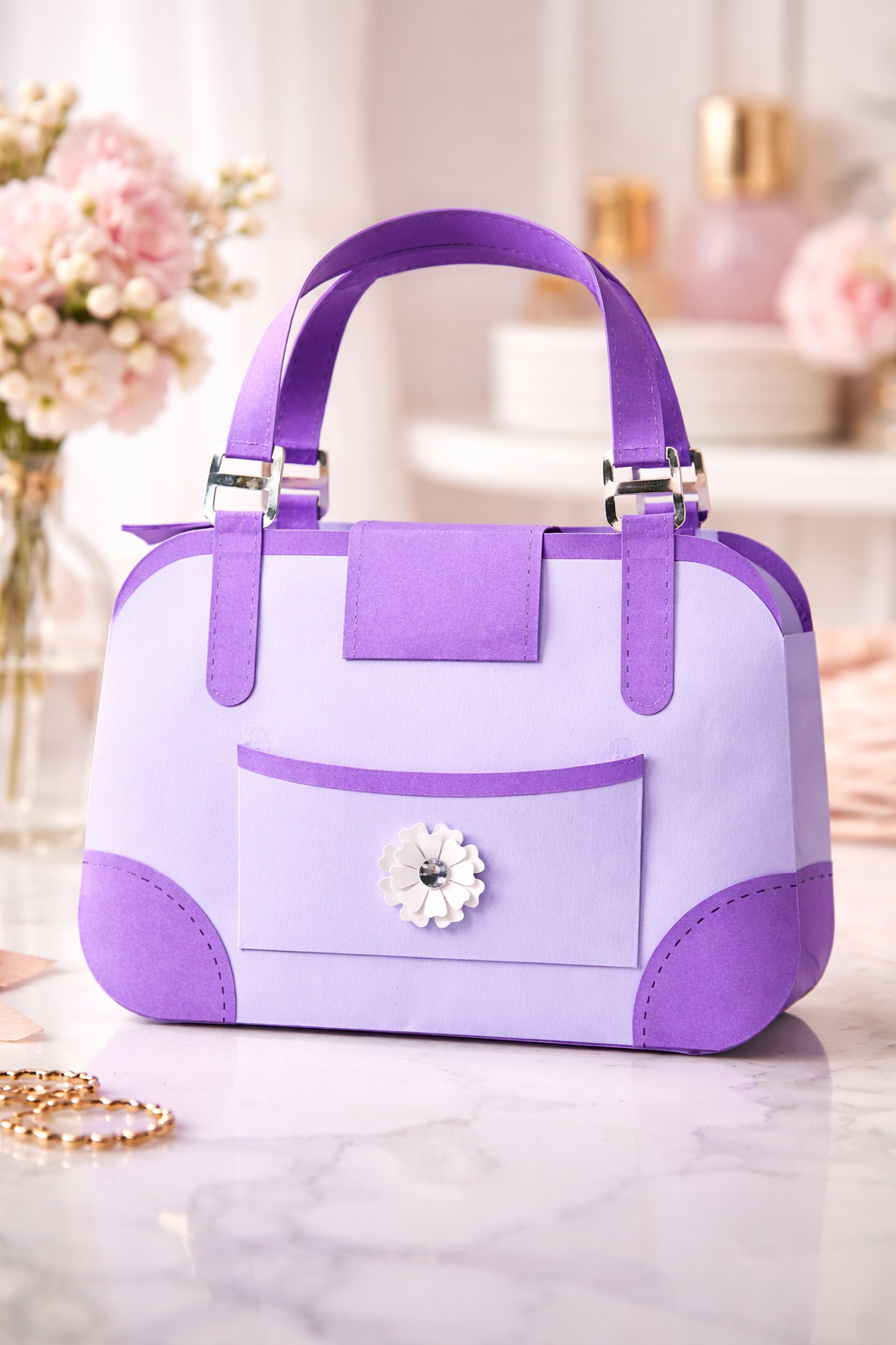 Luxury Purse-Style Cardstock Gift Bags